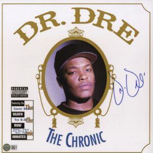 dr dre the chronic signed 12x12 photo