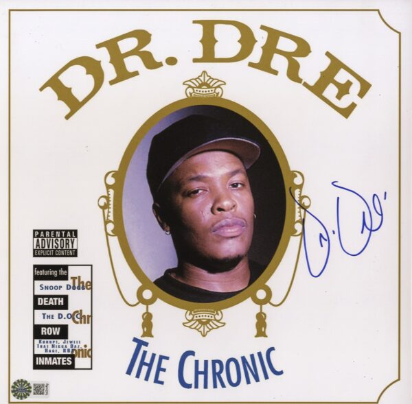 dr dre the chronic signed 12x12 photo