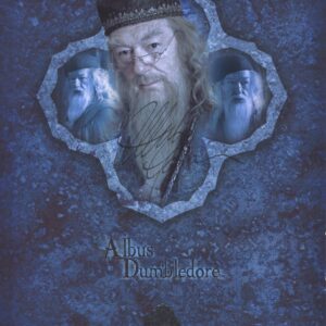 lithograpg michael gambon harry potter signed .shanks autographs