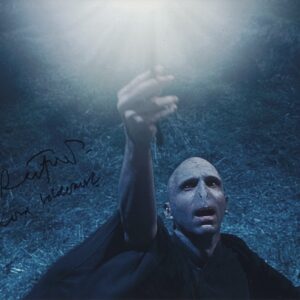 ralph fiennes signed harry potter photo.shanks autographs