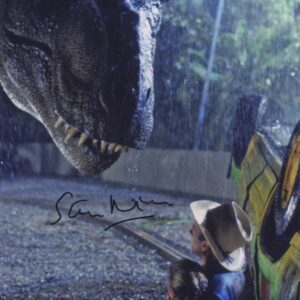 sam neill jurassic Park signed photo.shanks autographs. aftal authentication