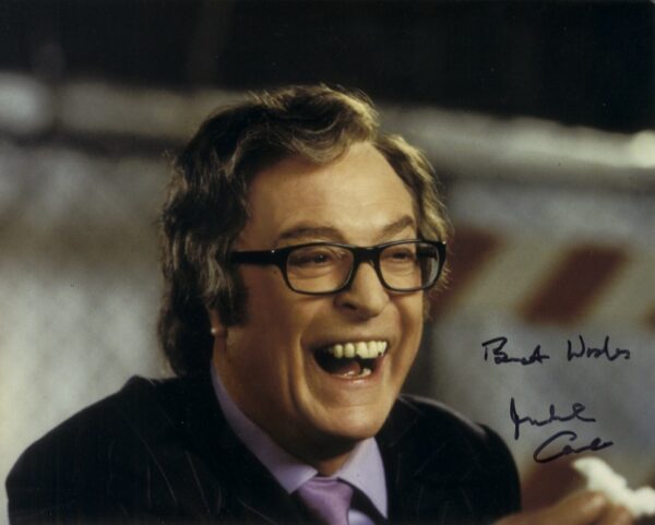 MICHAEL CAINE SINGED PHOTOGRAPH