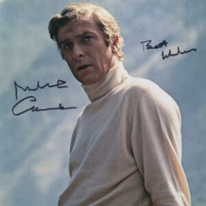 MICHAEL CAINE SINGED PHOTOGRAPH