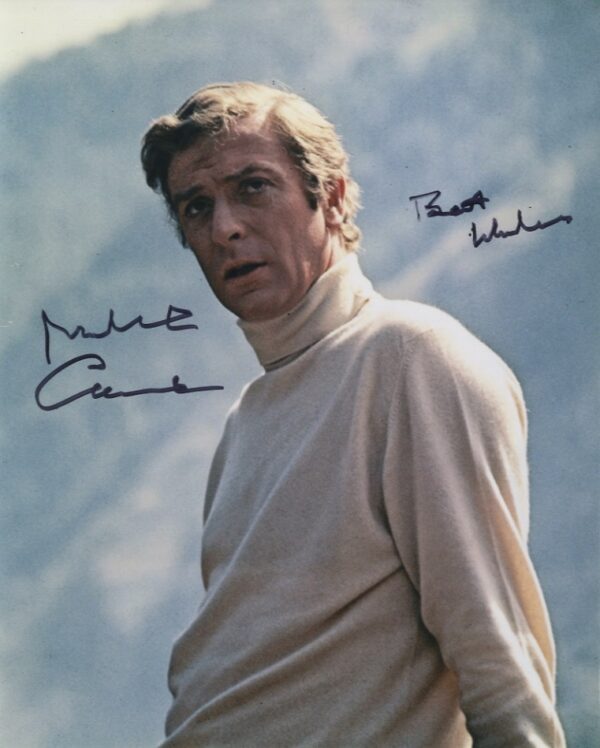 MICHAEL CAINE SINGED PHOTOGRAPH