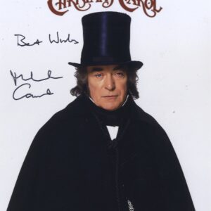 muppets christmas carol michael caine signed photo.shanks autographs