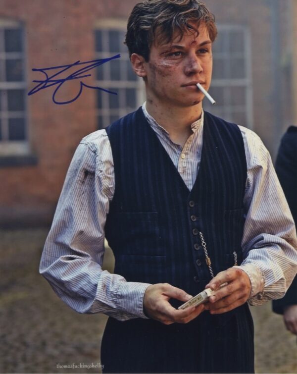 finn cole signed Peaky Blinders . shanks autographs