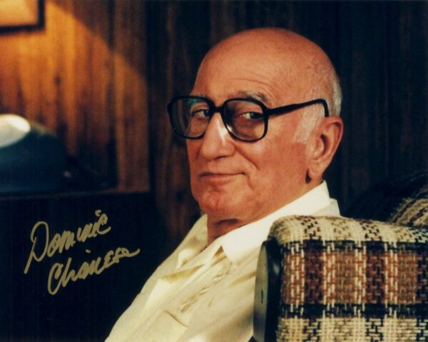 Dominic chianese signed 8x10 photo,sopranos,godfather.Shanks Autographs