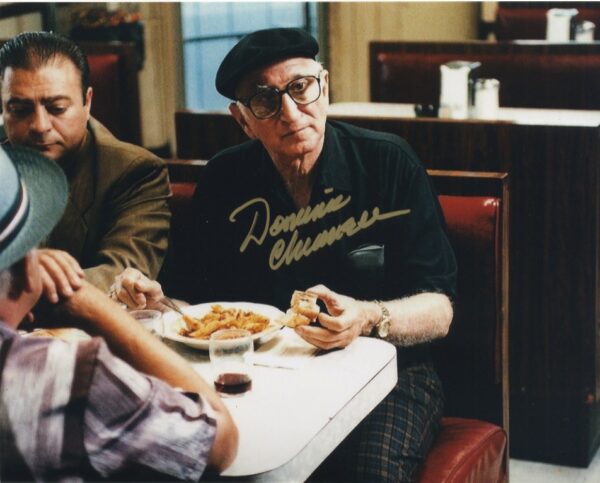 Dominic chianese signed 8x10 photo,sopranos,godfather.Shanks Autographs