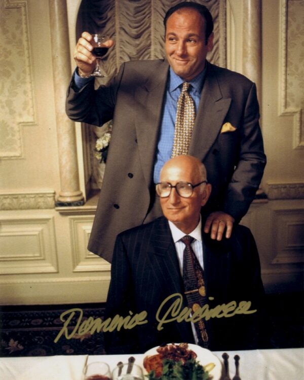 Dominic chianese signed 8x10 photo,sopranos,godfather.Shanks Autographs