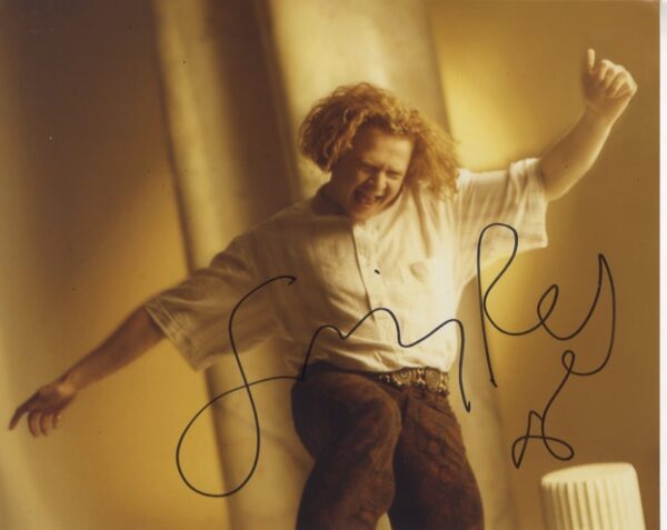 simpley red mick hucknall signed photo shanks autographs