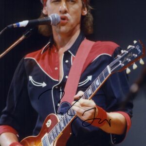 mark knopfler dire straits signed photograph.shanks autographs