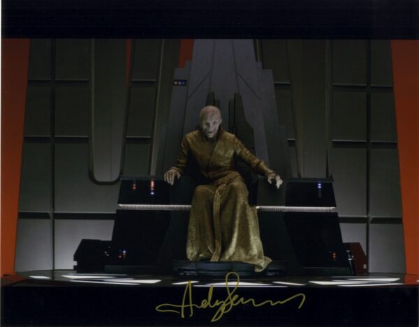 andy serkis signed photograph. shanks autographs