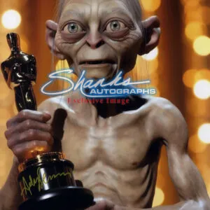 andy serkis signed photograph. shanks autographs