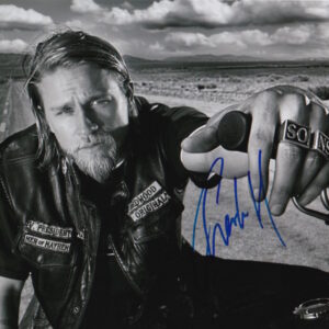 charlie hunnam signed photo. shanks autographs