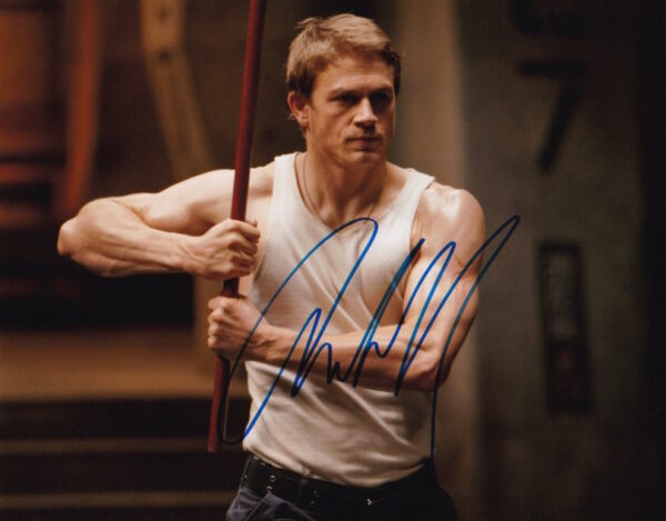 charlie hunnam signed photo. shanks autographs
