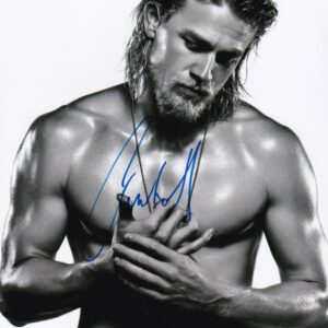 charlie hunnam signed photo. shanks autographs