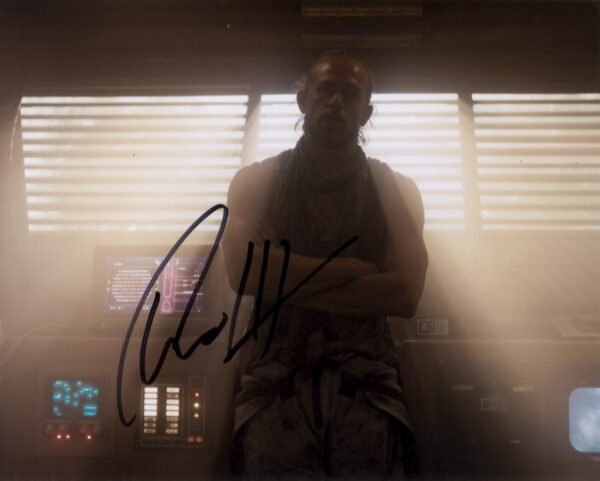 charlie hunnam signed photo. rebel moon signed photo.shanks autographs