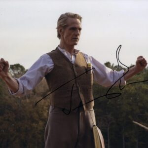 jeremy irons signed photo.shanks autographs