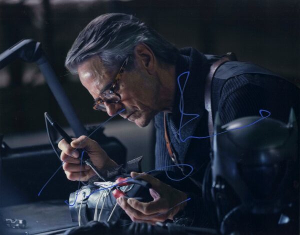 jeremy irons signed photo.shanks autographs