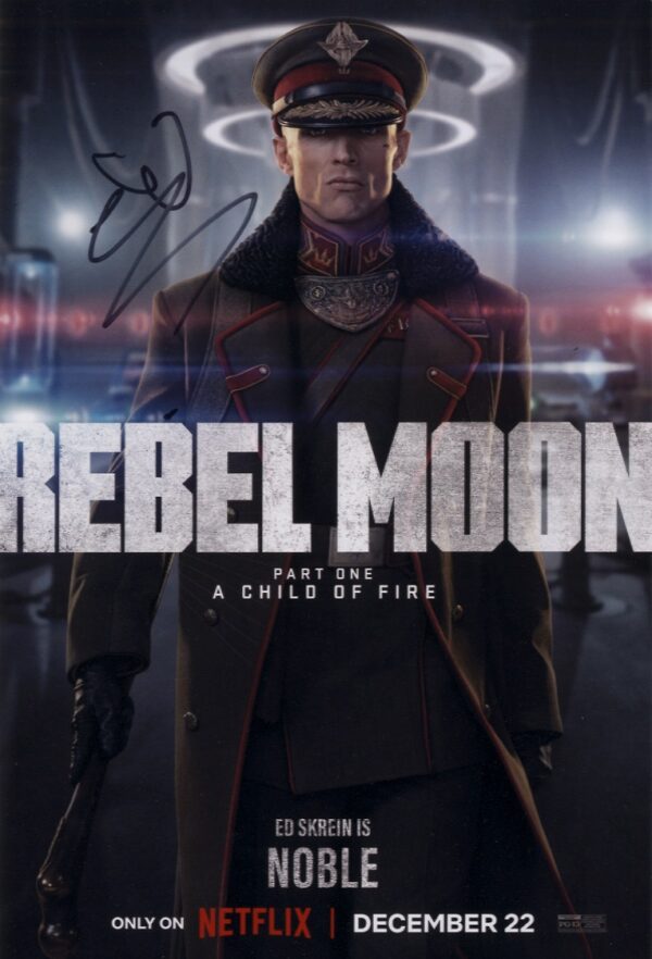 ed skrein signed photo