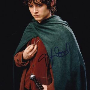 the lord of the rings, elijah wood signed photo.shanks autographs