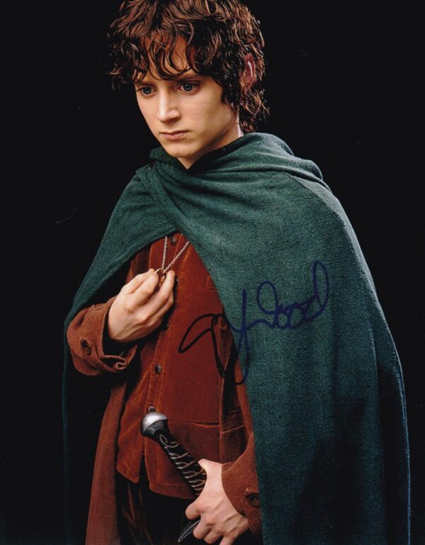 the lord of the rings, elijah wood signed photo.shanks autographs