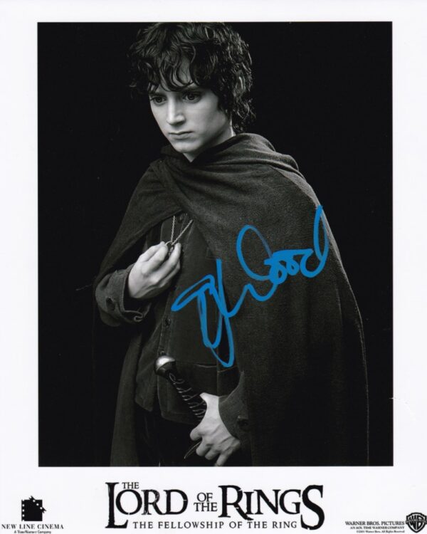 the lord of the rings, elijah wood signed photo.shanks autographs