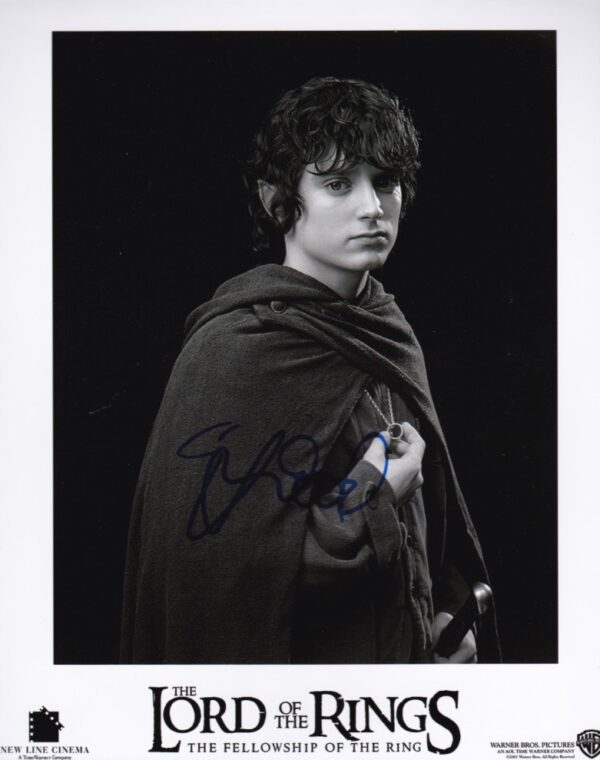 the lord of the rings, elijah wood signed photo.shanks autographs