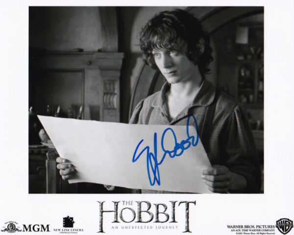 The Hobbit elijah wood signed photo.shanks autographs