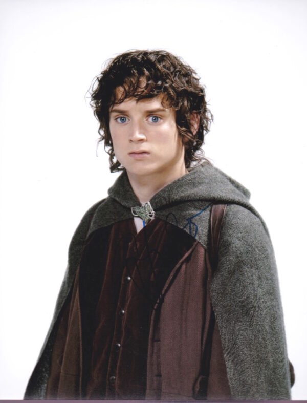 the lord of the rings, elijah wood signed photo.shanks autographs