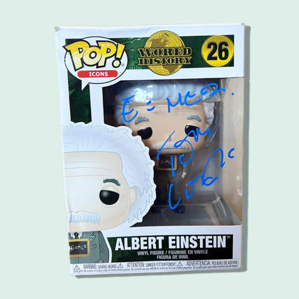 tom conti signed funko pop albert einstein.shanks autographs