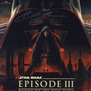 hayden christensen signed photograph .shanks autographs