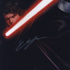 hayden christensen signed photograph .shanks autographs
