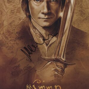 martin freeman signed photograph.shanks autographs