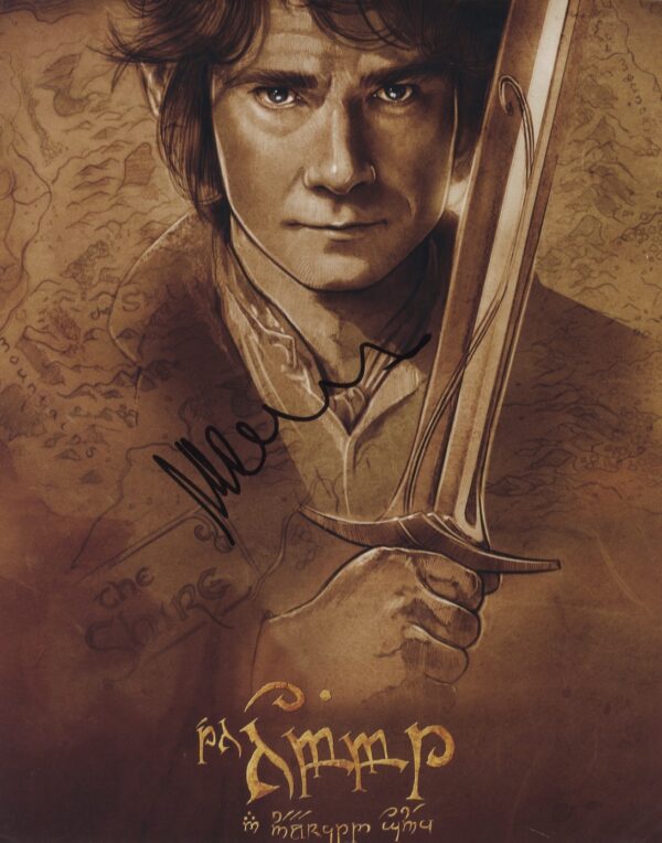 martin freeman signed photograph.shanks autographs