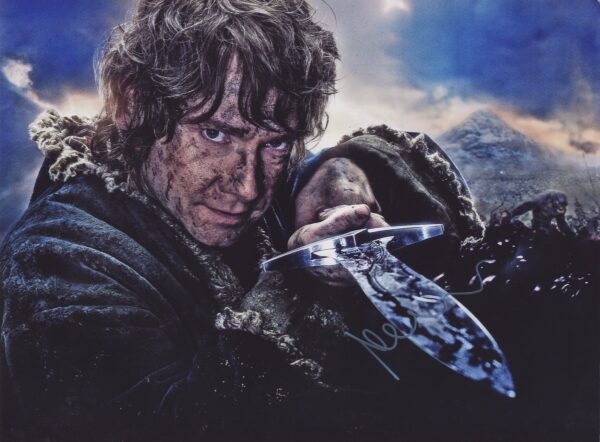 martin freeman signed photograph.shanks autographs
