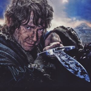 martin freeman signed photograph.shanks autographs