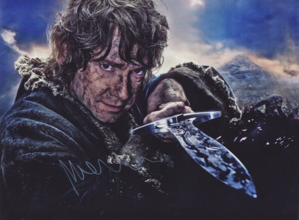 martin freeman signed photograph.shanks autographs
