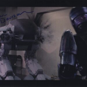Jon Davison signed Ed-209 robocop photo.shanks autographs