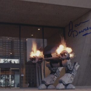 Jon Davison signed Ed-209 robocop photo.shanks autographs