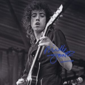 mick jones The cLASH SIGNED PHOTO.SHANKS AUTOGRAPHS