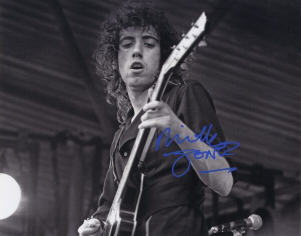 mick jones The cLASH SIGNED PHOTO.SHANKS AUTOGRAPHS