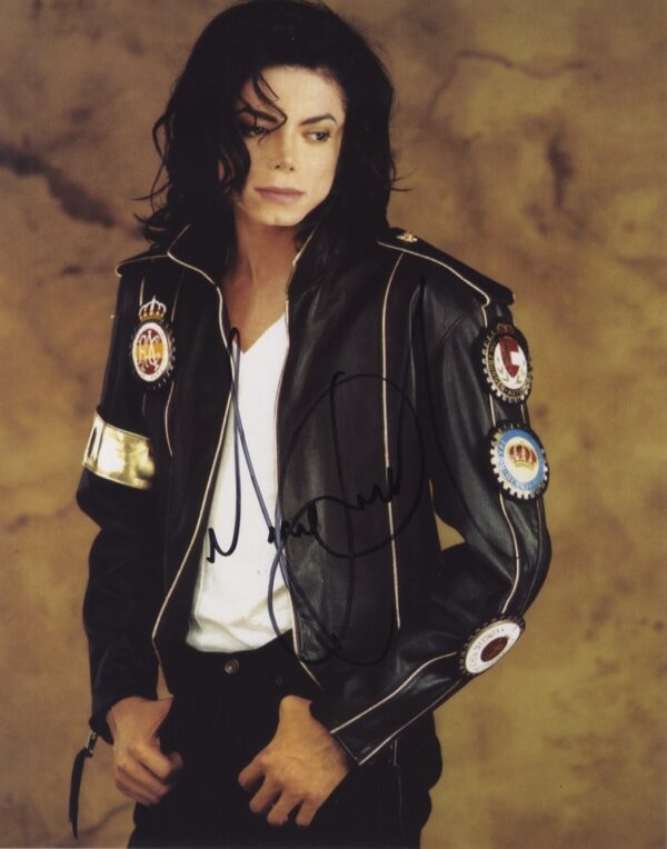 Michael Jackson signed autograph.shanks autographs