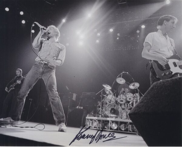 Kenny jones The Who signed photo. shanks autographs