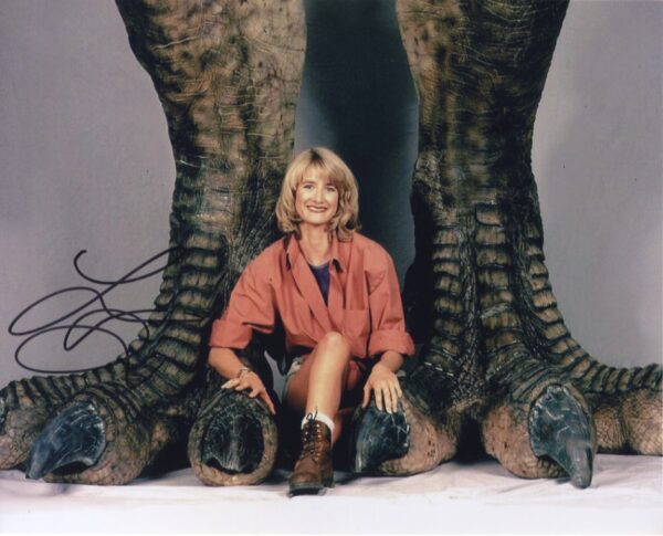 Laura dern jurassic park signed photo.shanks autographs .