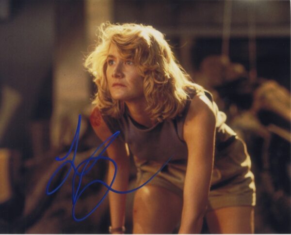 Laura dern jurassic park signed photo.shanks autographs .