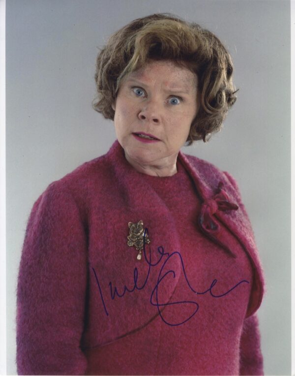 imelda Staunton harry potter signed photo.shanks autographs