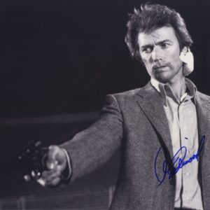 CLINT EASTWOOD SIGNED PHOTO.SHANKS AUTOGRAPHS