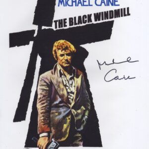 Michael caine signed photo. shanks autographs