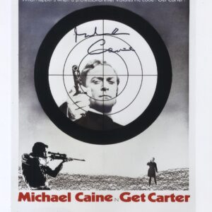 Michael caine signed get Carter.shanks autographs